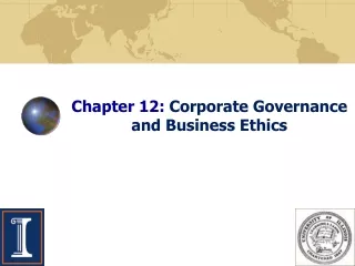 Chapter  12:  Corporate Governance and Business Ethics