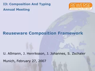 Reuseware Composition Framework