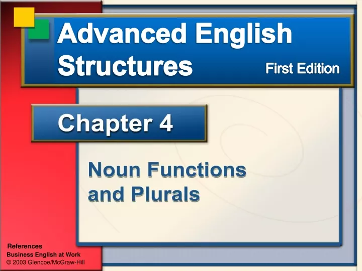 advanced english structures