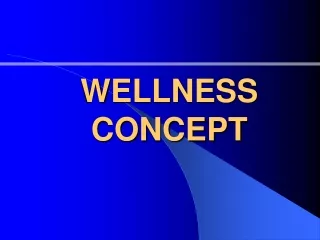 WELLNESS CONCEPT