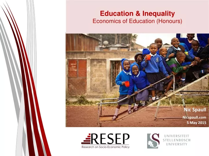 education inequality economics of education honours