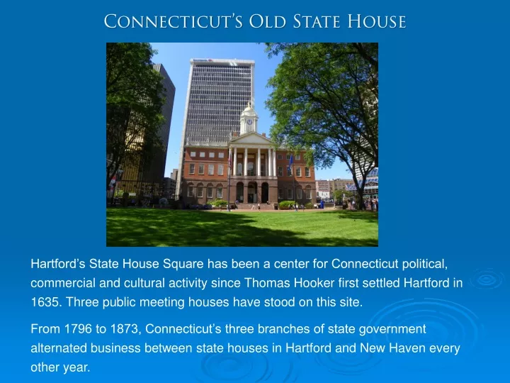 connecticut s old state house