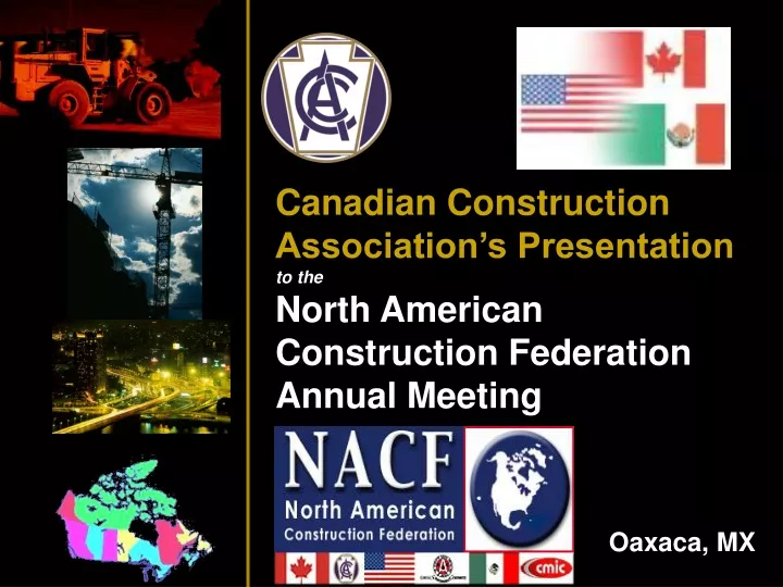 canadian construction association s presentation