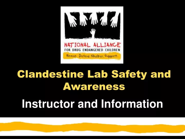 clandestine lab safety and awareness