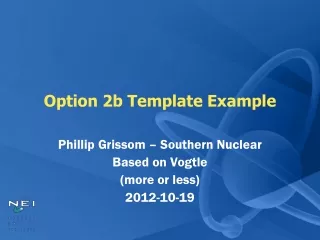 Option 2b Template Example