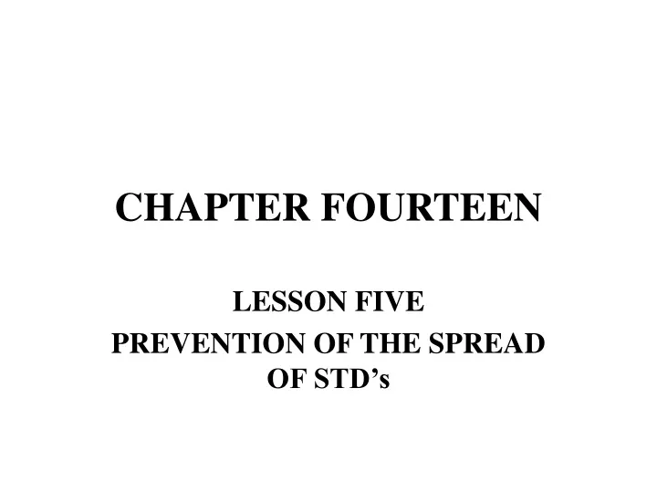 chapter fourteen