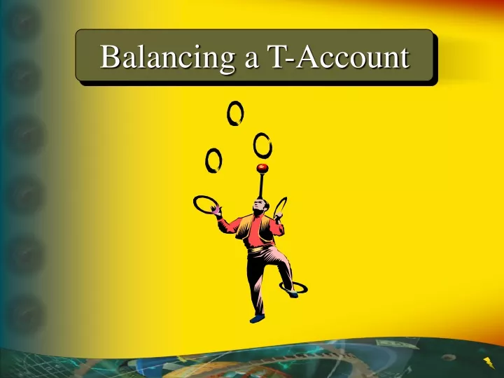 balancing a t account