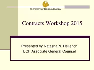Contracts Workshop 2015