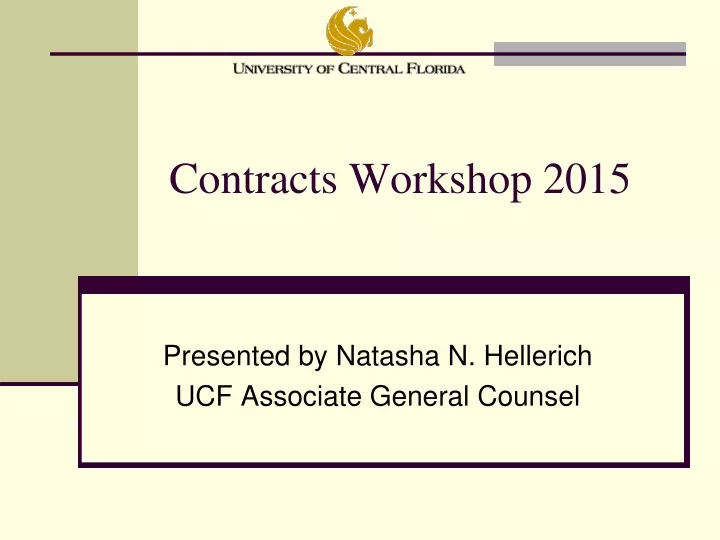 contracts workshop 2015