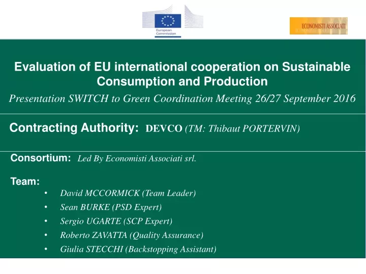 evaluation of eu international cooperation