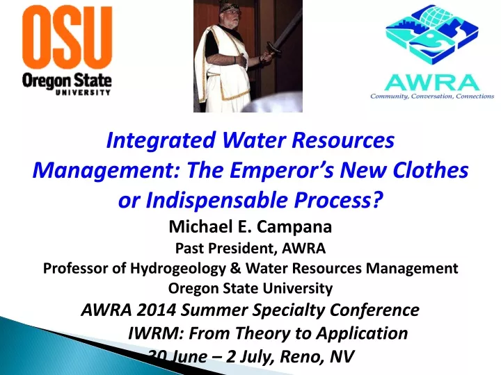 integrated water resources management the emperor