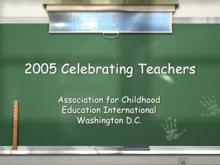 2005 Celebrating Teachers