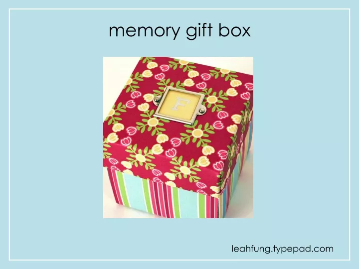 memory gift box