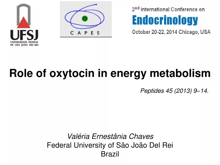 role of oxytocin in energy metabolism