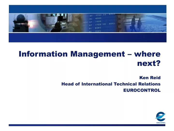 information management where next