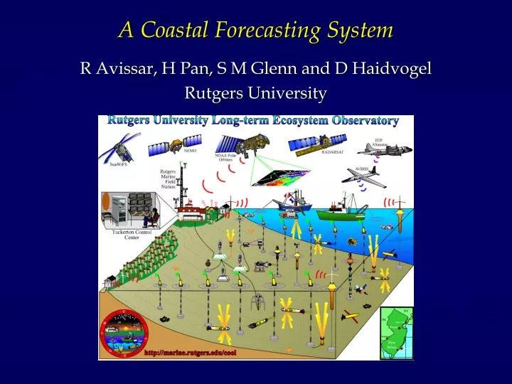 a coastal forecasting system