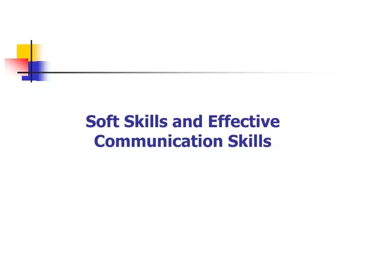 soft skills and effective communication skills