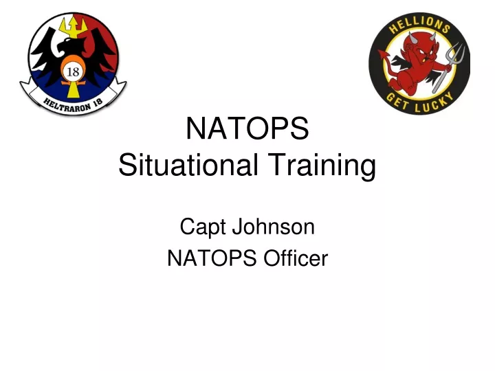 natops situational training