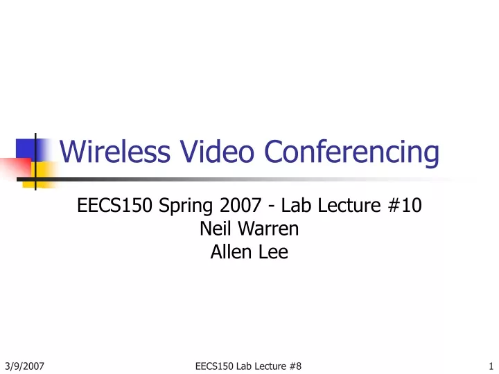 wireless video conferencing