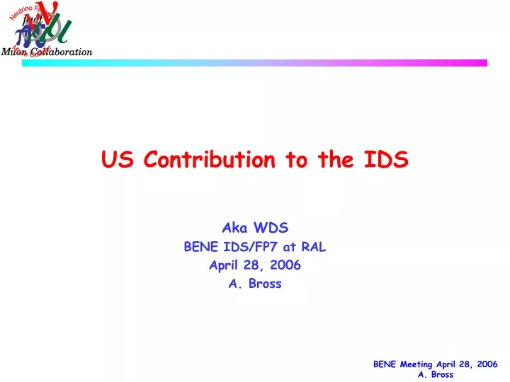 us contribution to the ids