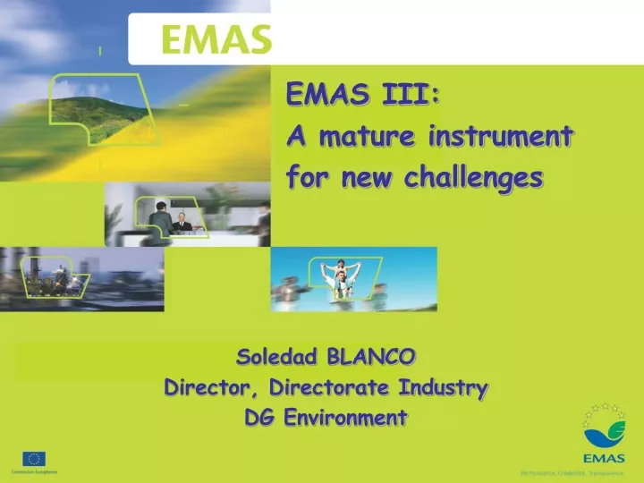emas iii a mature instrument for new challenges