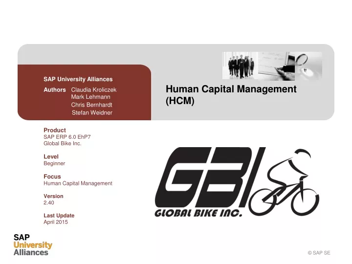 human capital management hcm