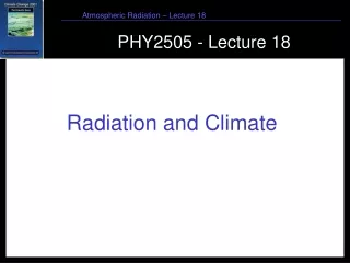 PHY2505 - Lecture 18
