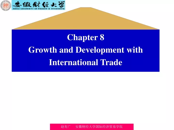 chapter 8 growth and development with international trade
