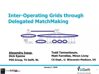 Inter-Operating Grids through  Delegated MatchMaking