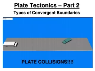 Plate Tectonics – Part 2