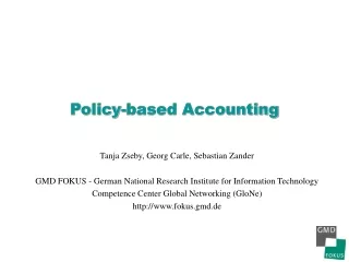 Policy-based Accounting