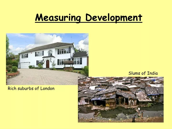 measuring development