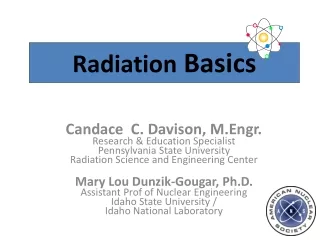 Radiation  Basics