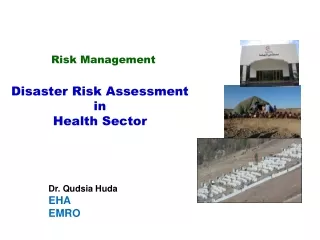 Risk Management Disaster Risk Assessment in Health Sector