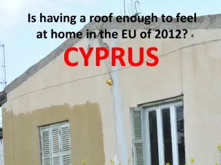 Is having a roof enough to feel at home in the EU of 2012?