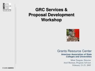 GRC Services &amp; Proposal Development Workshop