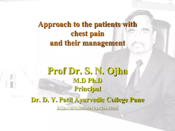 approach to the patients with chest pain