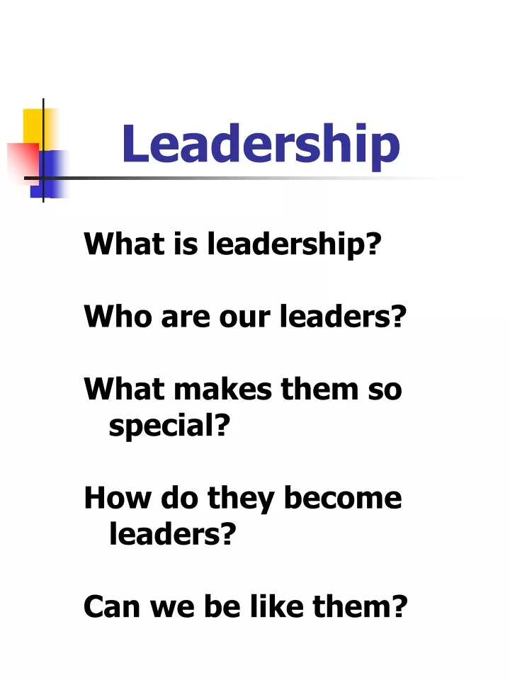 leadership