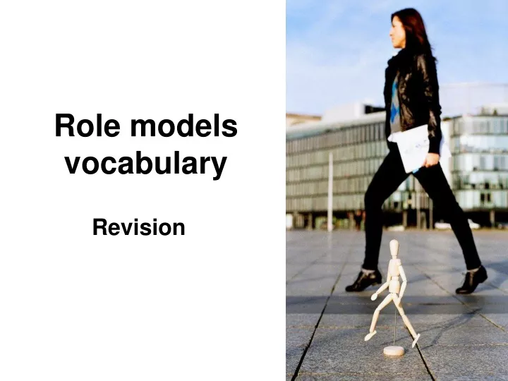 role models vocabulary