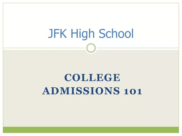 jfk high school