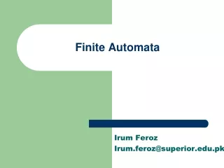 Finite Automata