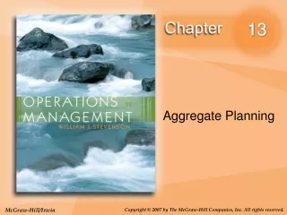 Aggregate Planning