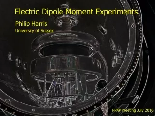 Electric Dipole Moment Experiments