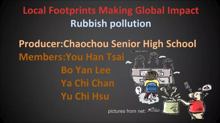 local footprints making global impact rubbish pollution