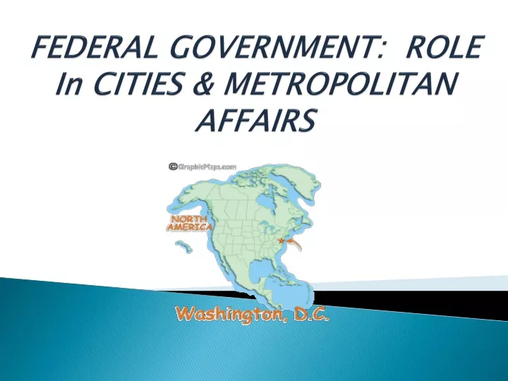federal government role in cities metropolitan affairs