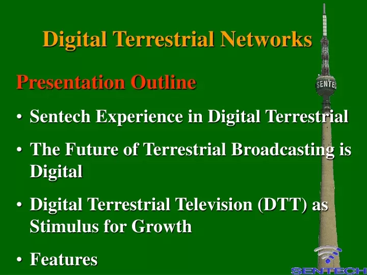 digital terrestrial networks