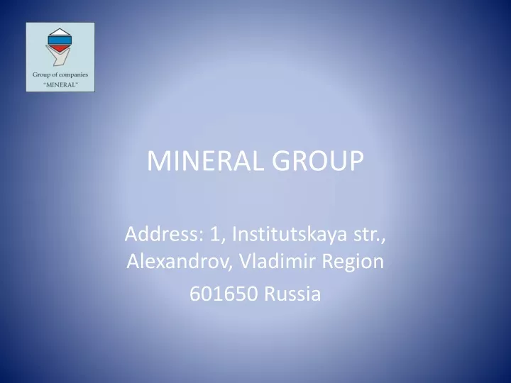 mineral group