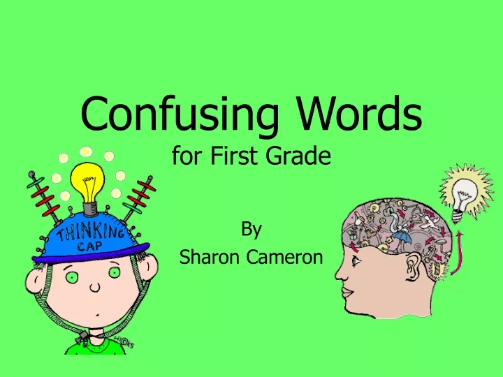 confusing words for first grade