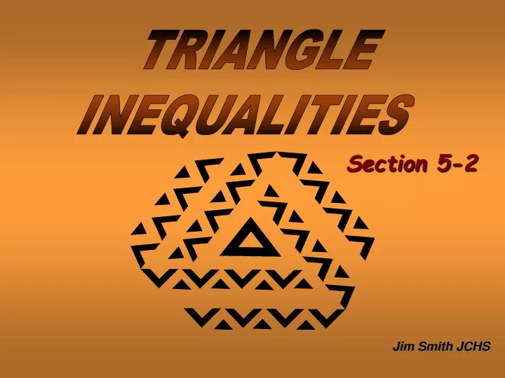 triangle inequalities