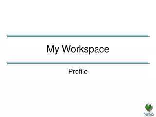 My Workspace